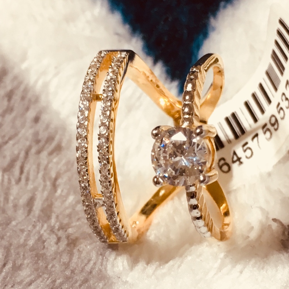 🔥NWT🔥 Two Ring Design 925 Sterling Silver Ring